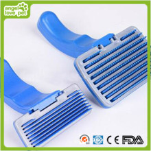 Blue Plastic Brush Pet Grooming Products